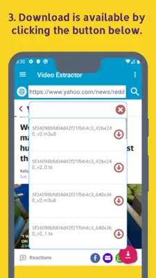 Video Extractor android App screenshot 14