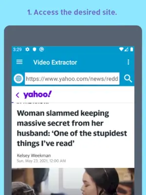 Video Extractor android App screenshot 4