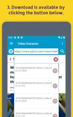 Video Extractor android App screenshot 8